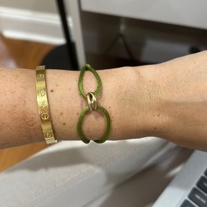 Authentic Trinity Cord Bracelet Cartier